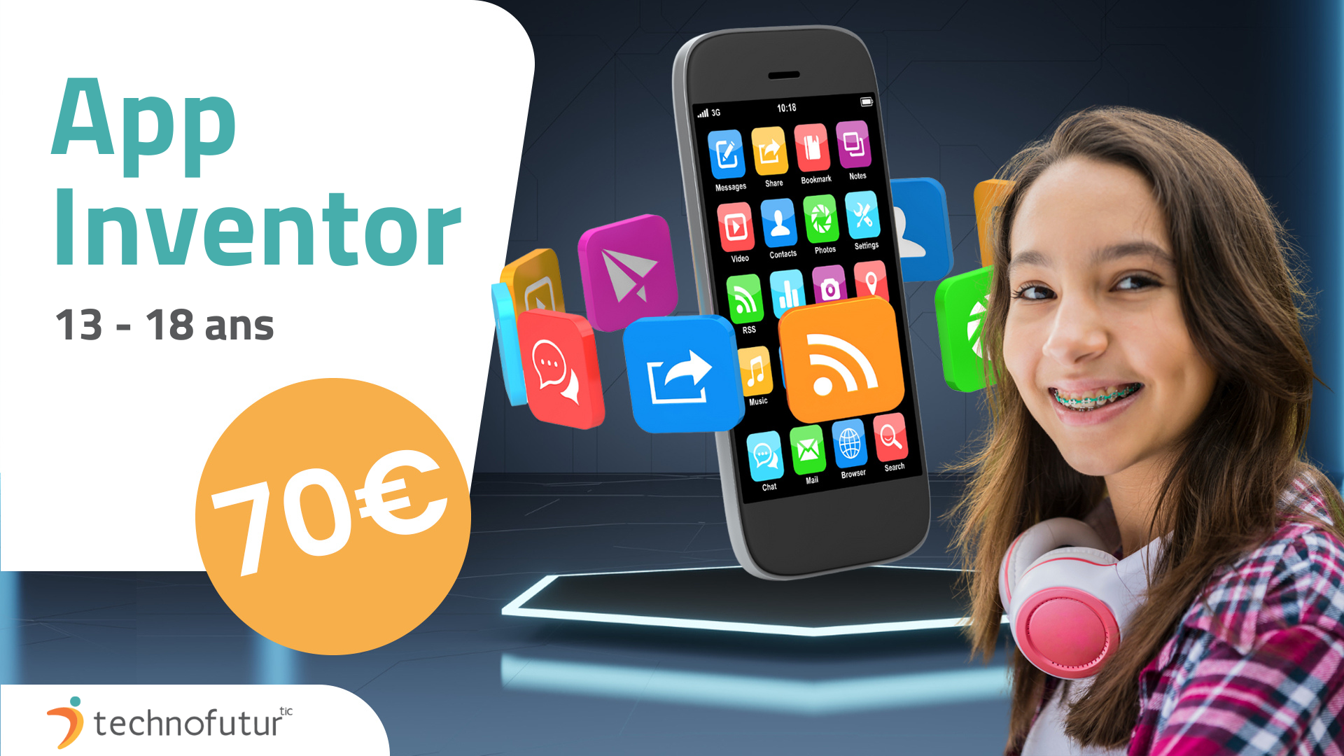 Stage d'été App Inventor : L'opportunité de créer l'application qui va changer le monde !
